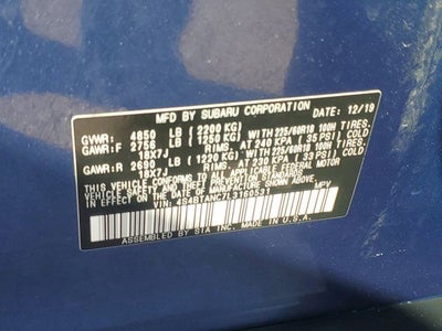 2020 Subaru Outback Limited